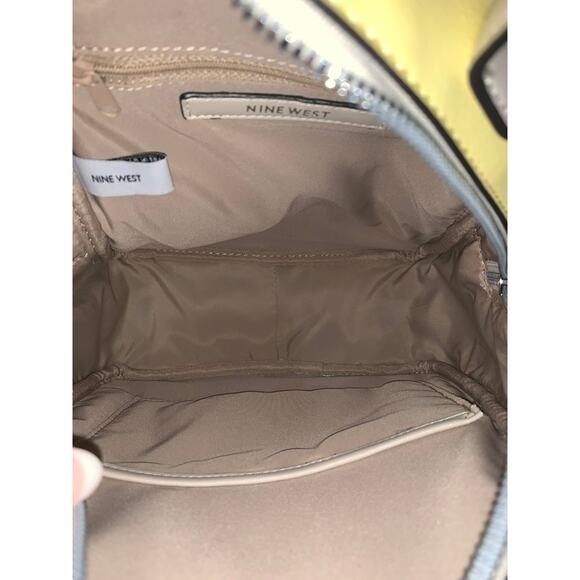 Nine West Women's Yellow Dome Backpack‎ with Adjustable Straps - Picture 3 of 6